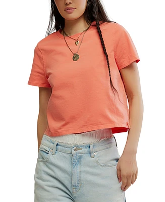 Free People Women's Everyday Cotton T-Shirt