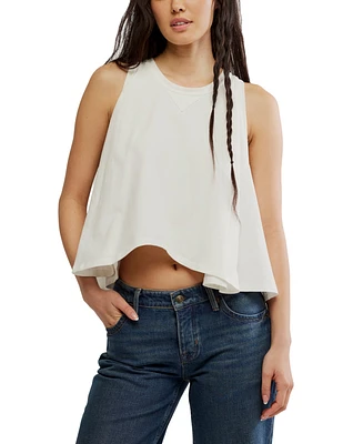 Free People Women's Hialeah Sleeveless Cotton T-Shirt