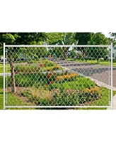 Adjustable Chain Link Walk Gate Kit with Round Corner Frame, Fit-Right, 3.8'H
