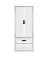 Farmhouse Kitchen Pantry Cabinet - 71"