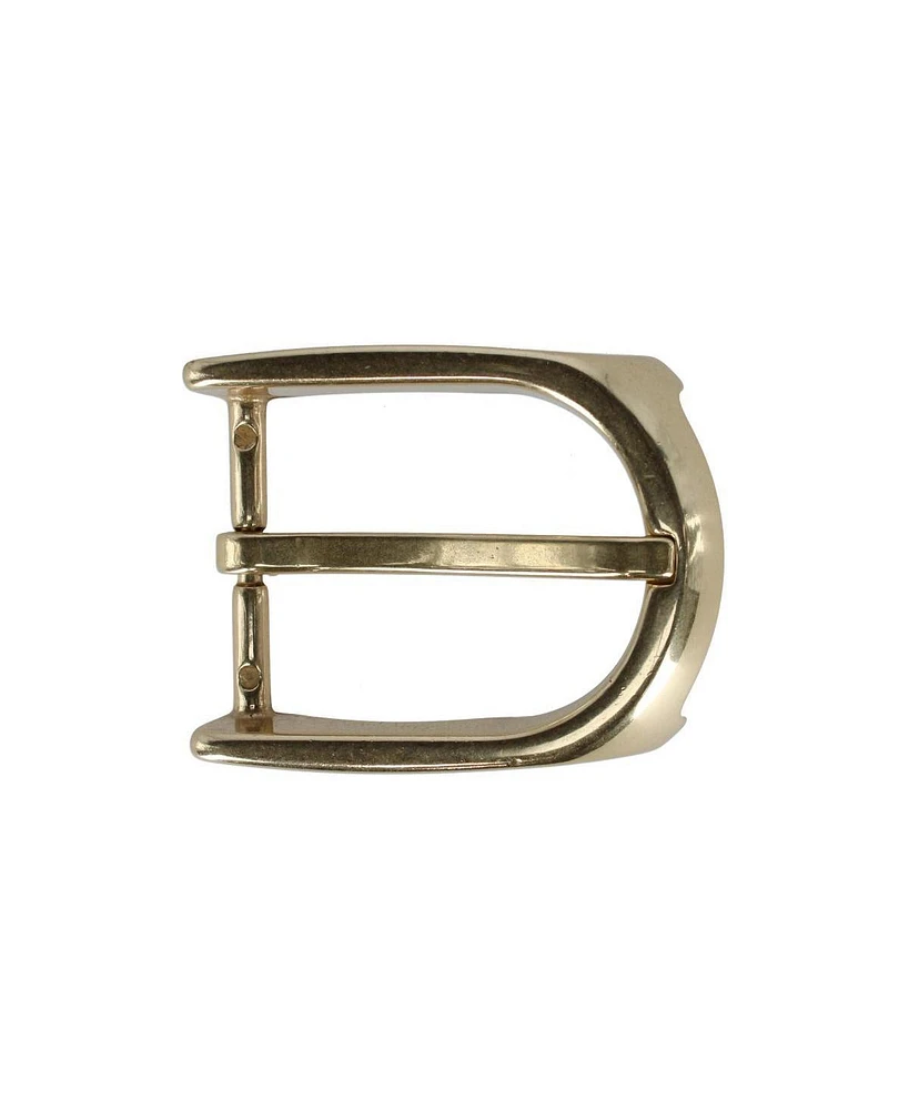 Trafalgar Men's 35mm Italian Solid Brass Substantial Elegance Harness Belt Buckle