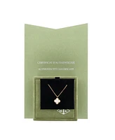 Pre-Owned Van Cleef & Arpels Sweet Alhambra Pendant Necklace 18K Gold and Mother of Pearl