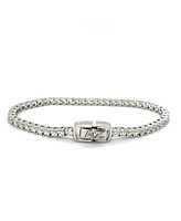 Anna Zuckerman Luxe G Color 5 Carat Tennis Bracelet Four Prong