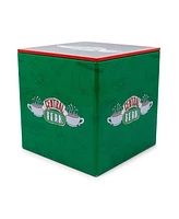 Friends Central Perk 4-Inch Tin Storage Box Cube Organizer with Lid | Basket Container, Cubby Cube Closet Organizer, Home Decor Accessories | Nostalgi