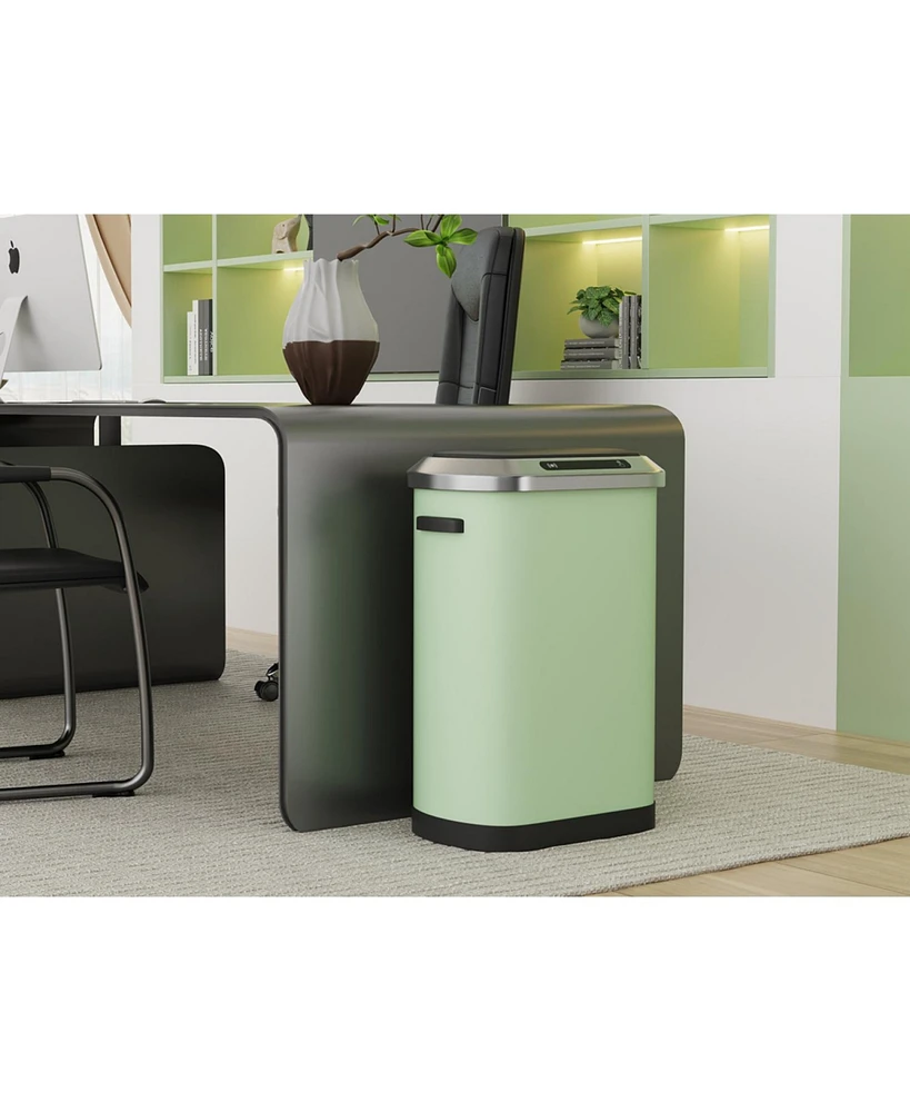 50L Smart automatic Trash Cans - Full Intelligent Sensor -Mint Green