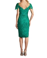 Tadashi Shoji Women's Burgess Embroidered Lace Dress