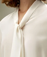 Lilysilk Women's Silk Bowtie Blouse