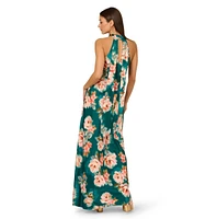 Adrianna Women's Sleeveless Halter Gown