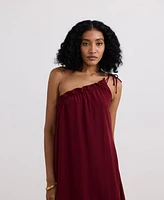 Reistor Women's One-shoulder Midi dress