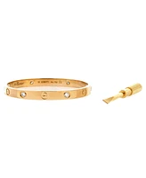 Pre-Owned Cartier Love 4 Diamond Bracelet 18K Gold with Diamonds
