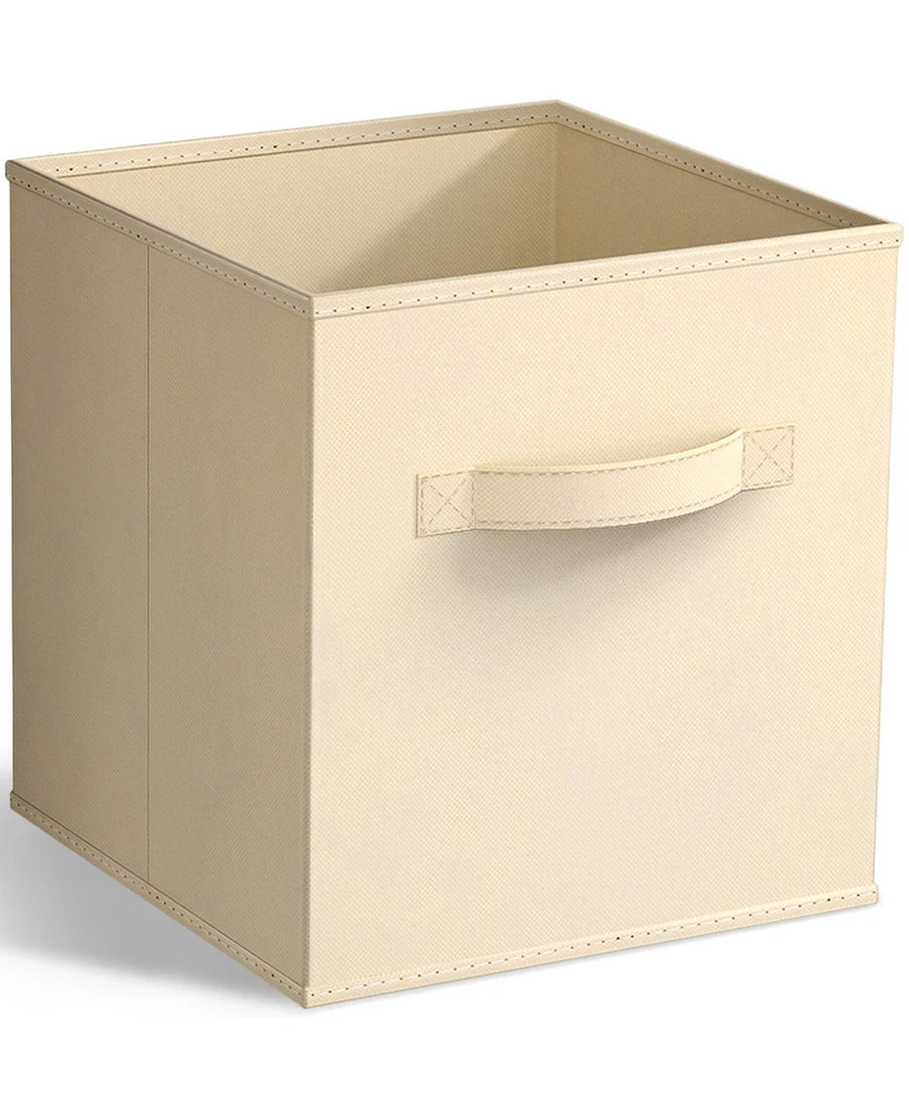 Sorbus 11 Inch Foldable Fabric Storage Cube Bin with Handles - for Organizing Pantry, Closet, Nursery, Playroom