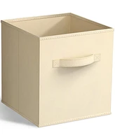 Sorbus 11 Inch Foldable Fabric Storage Cube Bin with Handles - for Organizing Pantry, Closet, Nursery, Playroom
