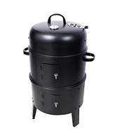 Charcoal Smoker Grill - 16" Vertical Bbq