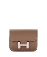 Pre-Owned Hermes Constance Slim Wallet Epsom