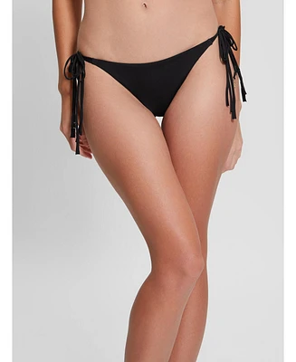 Guess Women's Logo Tassel String Bikini Bottoms