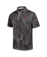 Tommy Bahama Men's Black/Gray Usc Trojans Sport Santiago Paradise Polo Shirt