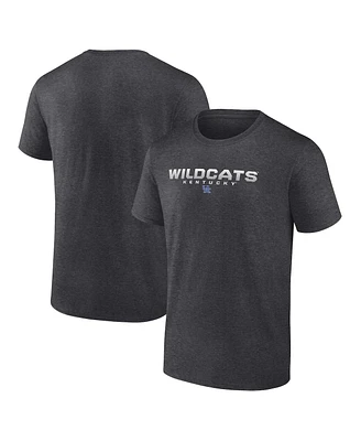 Fanatics Men's Heather Charcoal Kentucky Wildcats Iconic Battle Scars T-Shirt