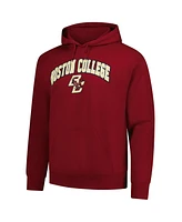 Fanatics Unlabeled Men's Maroon Boston College Eagles Fleece Pullover Hoodie