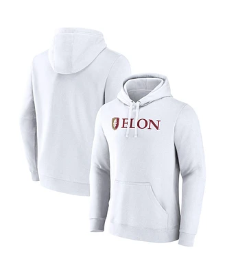 Fanatics Men's White Elon Phoenix Primary Logo Pullover Hoodie