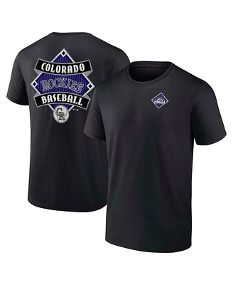 Fanatics Men's Black Colorado Rockies Field Play T-Shirt