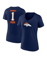 Fanatics Women's Navy Denver Broncos Mother's Day V-Neck T-Shirt