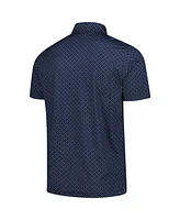 Puma Men's Navy Arnold Palmer Invitational Micro Umbrellas Polo Shirt