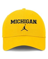 Jordan Men's Maize Michigan Wolverines Club Tri-Glide Adjustable Hat