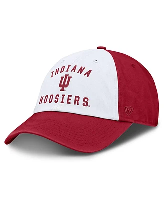 Top of the World Men's White Indiana Hoosiers Weston Adjustable Hat