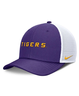 Nike Men's Purple Lsu Tigers Rise Performance Adjustable Trucker Hat