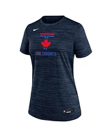 Nike Women's Navy Toronto Blue Jays Authentic Collection City Connect Velocity Performance T-Shirt