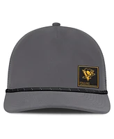 Fanatics Men's Gray Pittsburgh Penguins Captain Rope Adjustable Hat