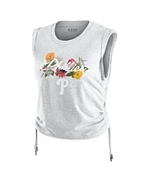 Wear by Erin Andrews Women's Heather Gray Philadelphia Phillies Cinched Tank Top