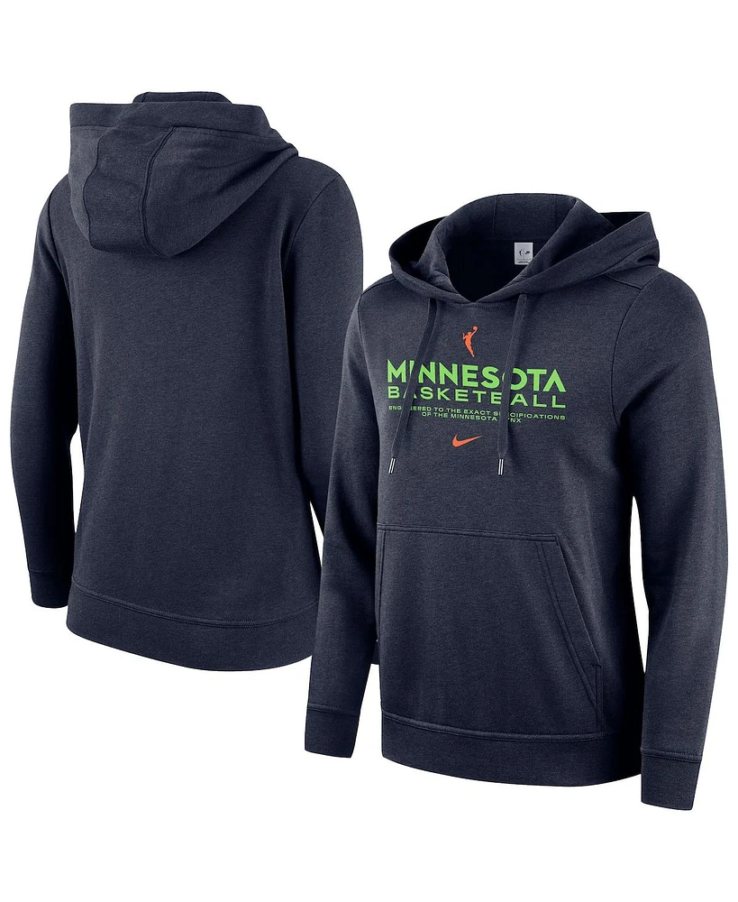 Nike Women's Navy Minnesota Lynx Club City Pullover Hoodie