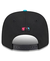 New Era Men's Black/Pink Miami Marlins 2025 City Connect 9SEVENTY Adjustable Hat
