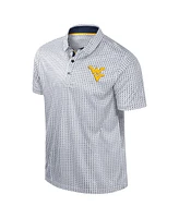 Colosseum Men's Navy West Virginia Mountaineers Big Tall Marty Rival Polo Shirt