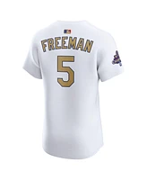 Nike Men's Freddie Freeman White Los Angeles Dodgers 2025 Gold Collection Elite Jersey