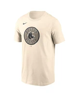 Nike Men's Cream Boston Red Sox Camo Logo T-Shirt