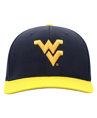 Top of the World Men's True Navy West Virginia Mountaineers Reflex Two-Tone Flex Hat