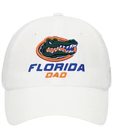 Top of the World Men's White Florida Gators Staple Dad Adjustable Hat