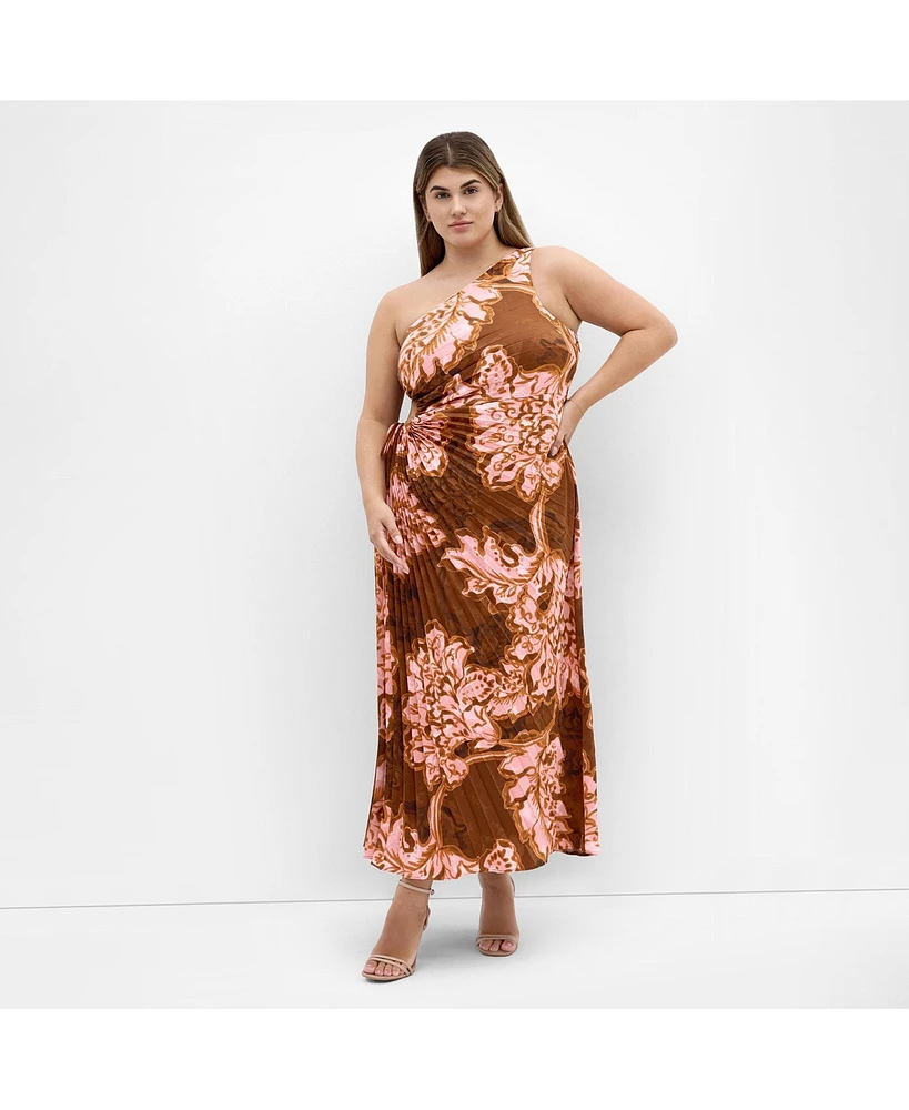 City Chic Plus Alice Bloom Maxi Dress