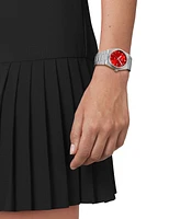 Tissot Women's Swiss Prx Quartz Stainless Steel Bracelet Watch 35mm