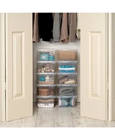 Iris 6 Quart Clear Storage Box, 1 Pack, Clear