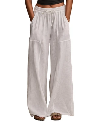Lucky Brand Women's Cotton Gauze Drawstring Pants