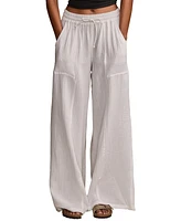 Lucky Brand Women's Cotton Gauze Drawstring Pants