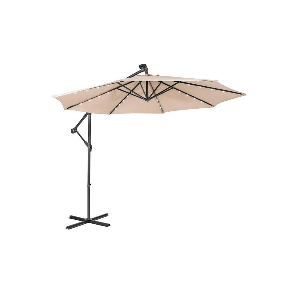 10 Feet Patio Cantilever Umbrella with Tilting System