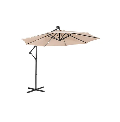 10 Feet Patio Cantilever Umbrella with Tilting System