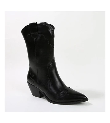 Kitty Western Mid-Calf Boots