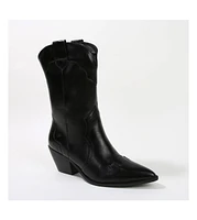 Kitty Western Mid-Calf Boots