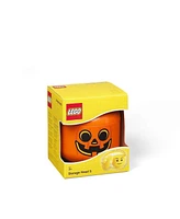 Lego Small Storage Head | Pumpkin | Orange