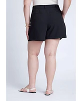 Eloquii Plus The Fluid Crepe Short